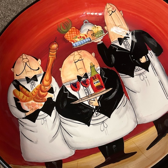 Tracy Flickinger “Dinner is Served Pasta Serve Bowl” - Picture 2 of 5